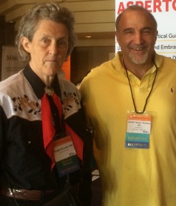 Dr. Temple Grandin (left) and Harold Reitman, M.D. (right)
