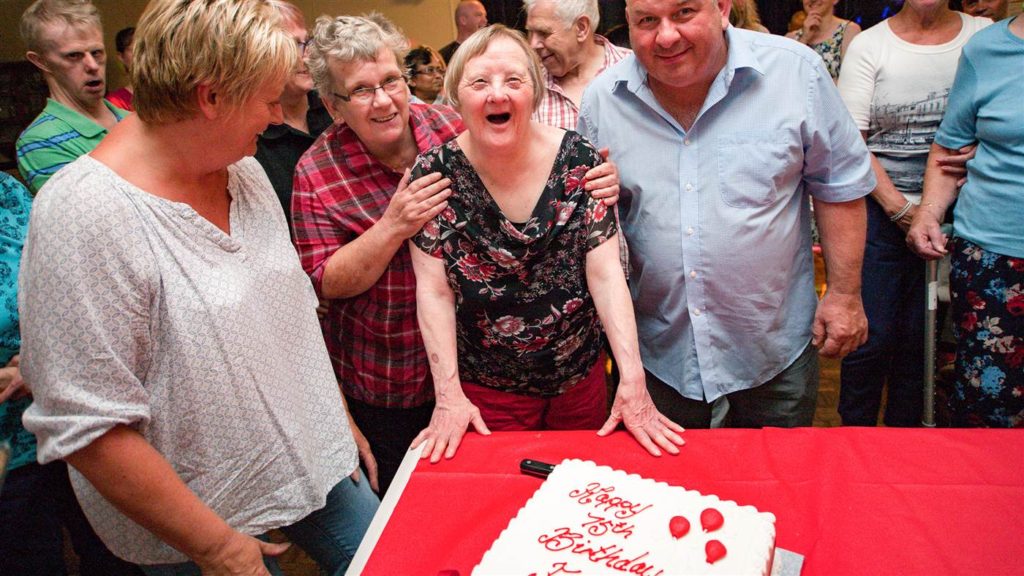 Frances celebrating her 75th birthday (photo: Terry Harris / GEOFF ROBINSON PHOTOGRAPHY)